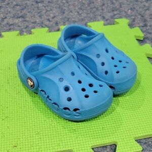 Blue Crocs, Size 7 Toddler